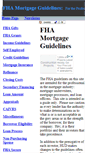 Mobile Screenshot of fha-guidelines.com
